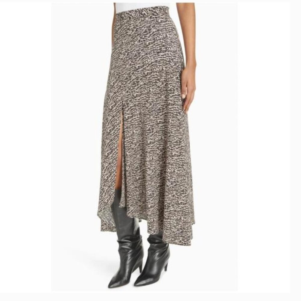 Isabel Marant Sakura Skirt Silk 40 Midi Asymetrical Boho Festival
